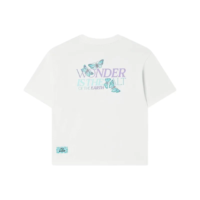 FILA x M.C.ESCHER SS25 T Shirt Women's Cloud White WT-1