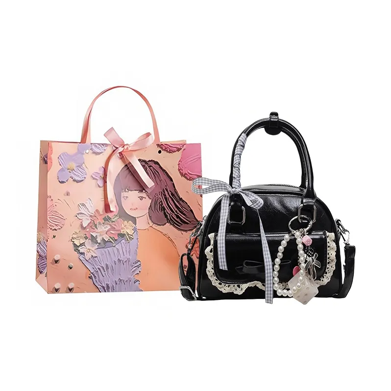 PARK DANCE PU Shoulder Bag, Crossbody Bag, Handbag Regular Women's Multicolor-6