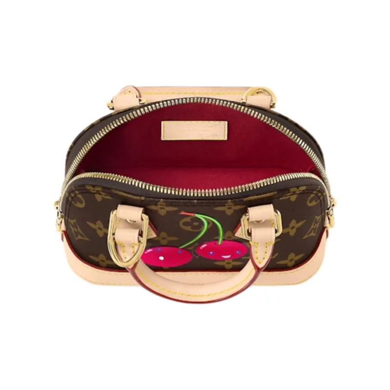 Takashi Murakami X LOUIS VUITTON NANO ALMA Handbags-2