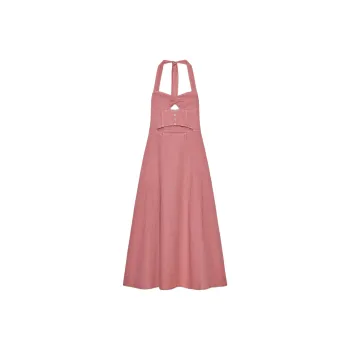 ZARA Slip Dresses Women's Burgundy