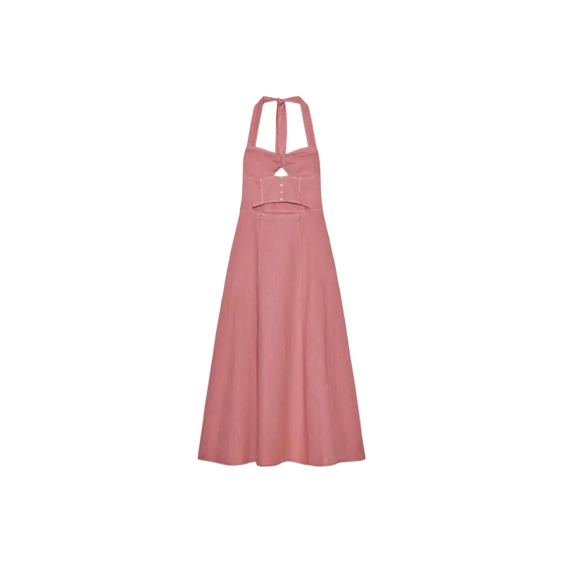 ZARA Slip Dresses Women's Burgundy-0