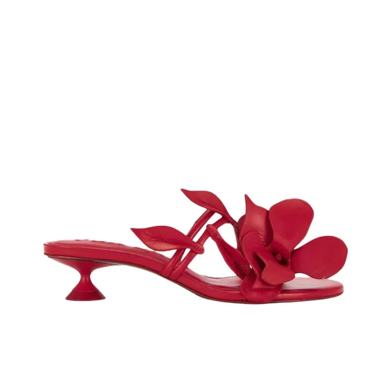 CULT GAIA Slip Resistant Slide Slippers 3.2cm Women's Red-1