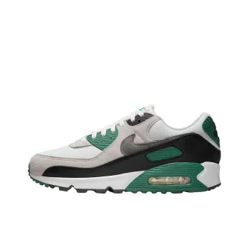 Nike Air Max 90 Abrasion Resistant Low Top Casual Running Shoes Unisex White Gray