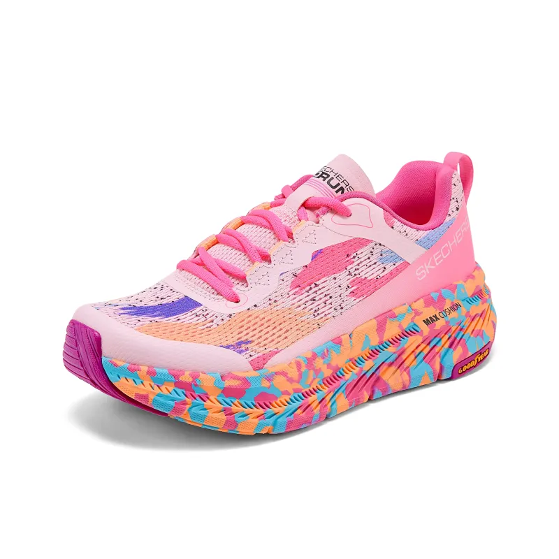 Skechers Max Cushioning Premier 2.0 Low Top Running Shoes Women's Coral Pink-2