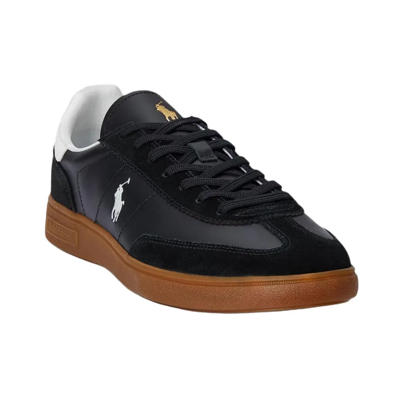 Polo Ralph Lauren Bedford Low Top Skateboard Shoes Unisex Black-2