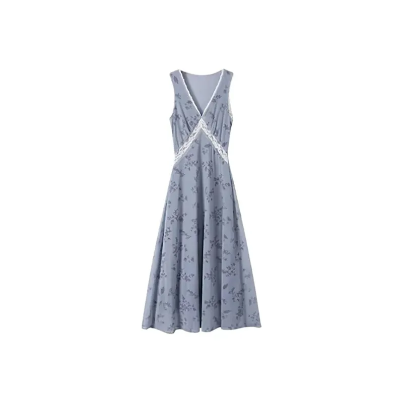 KYKW Sleeveless Dresses Women's Blue Purple-0