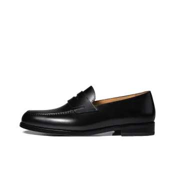 THOM WILLS Business Casual Slip on Calfskin Slip on Loafers Men's