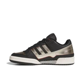 Adidas Originals Forum Low Cl Black Cyber Metallic Off White