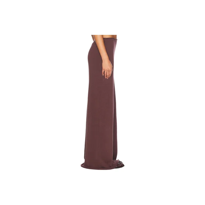 HELSA Knit Long Skirts Women's Mud Brown-4