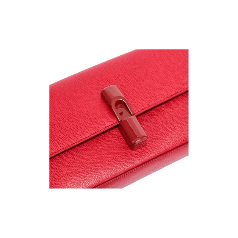 Furla Leather Shoulder Bag Women's Red-3