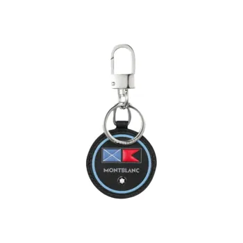 MONTBLANC Leather Keychains Unisex Black