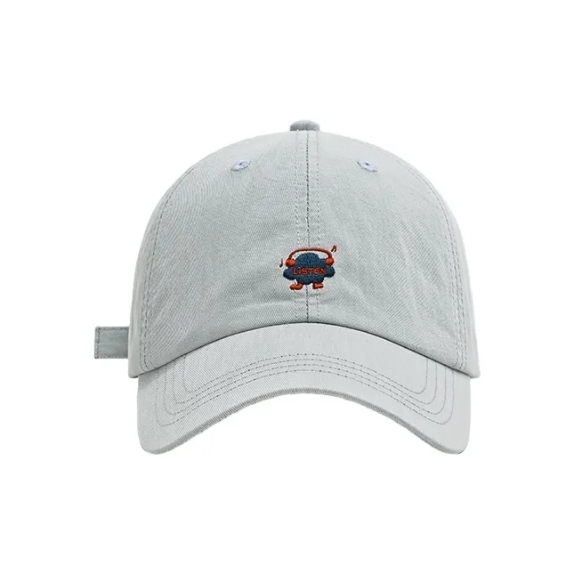 FREE RABBITⅡ Spring Summer Thin Cute Versatile Face Framing Baseball Caps Unisex-0