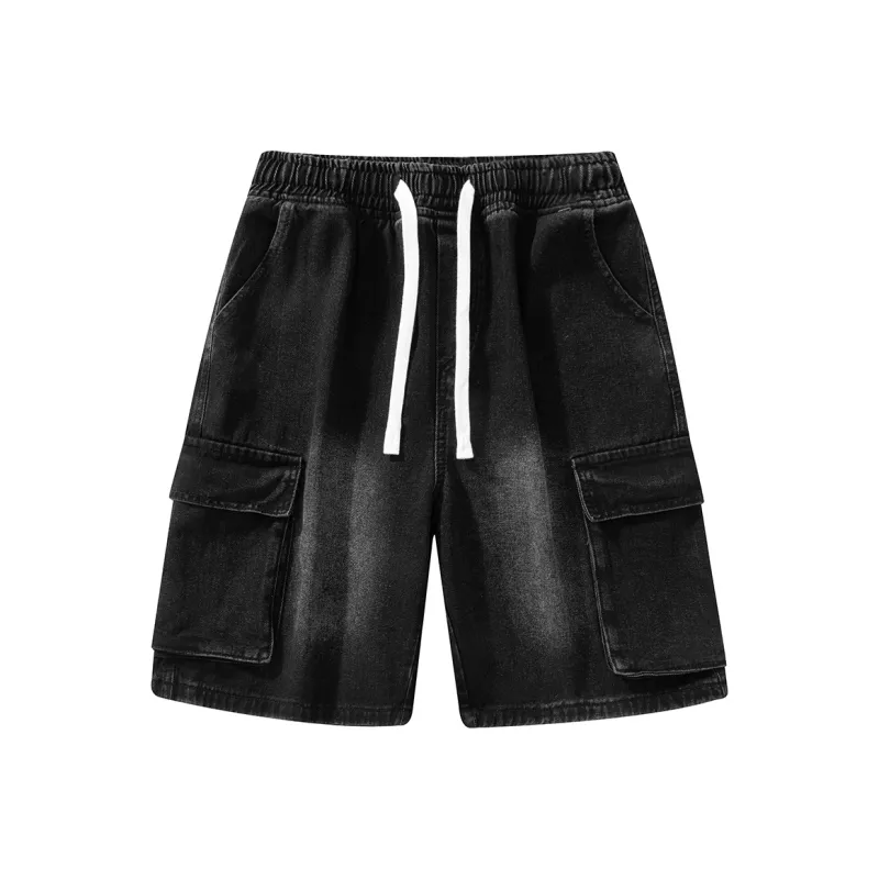 AMBER LIGHT Denim Shorts Unisex-13