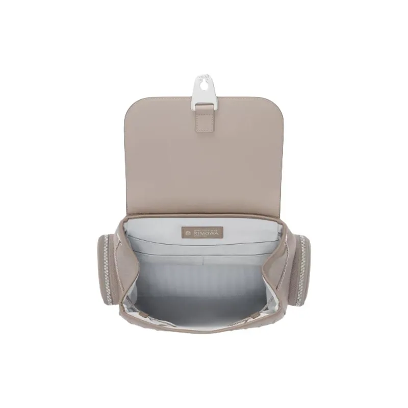 RIMOWA Never Still Canvas With Leather Backpack Trumpets Unisex Taupe-3