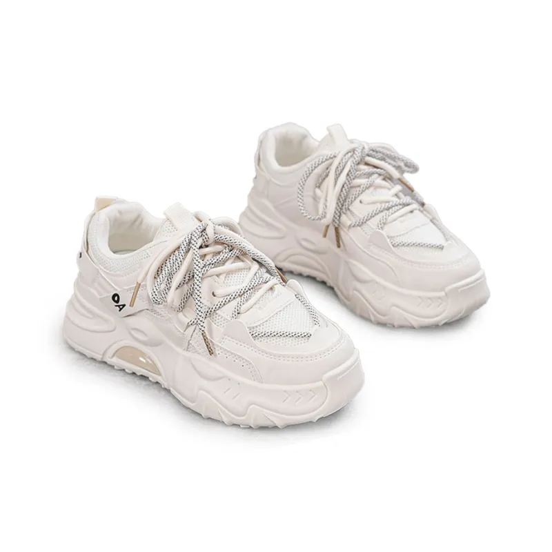 Gai Renpu Slip Resistant, Abrasion Resistant, Breathable Low Top Chunky Sneakers Women's-8