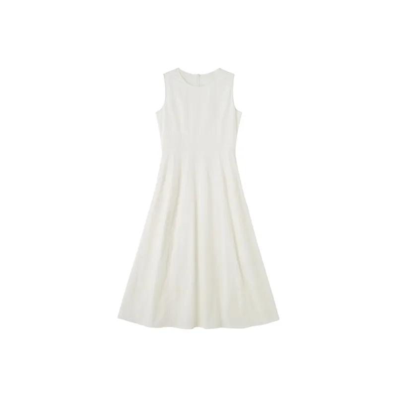 SOON FLOWER Sleeveless Dress Women's White-0