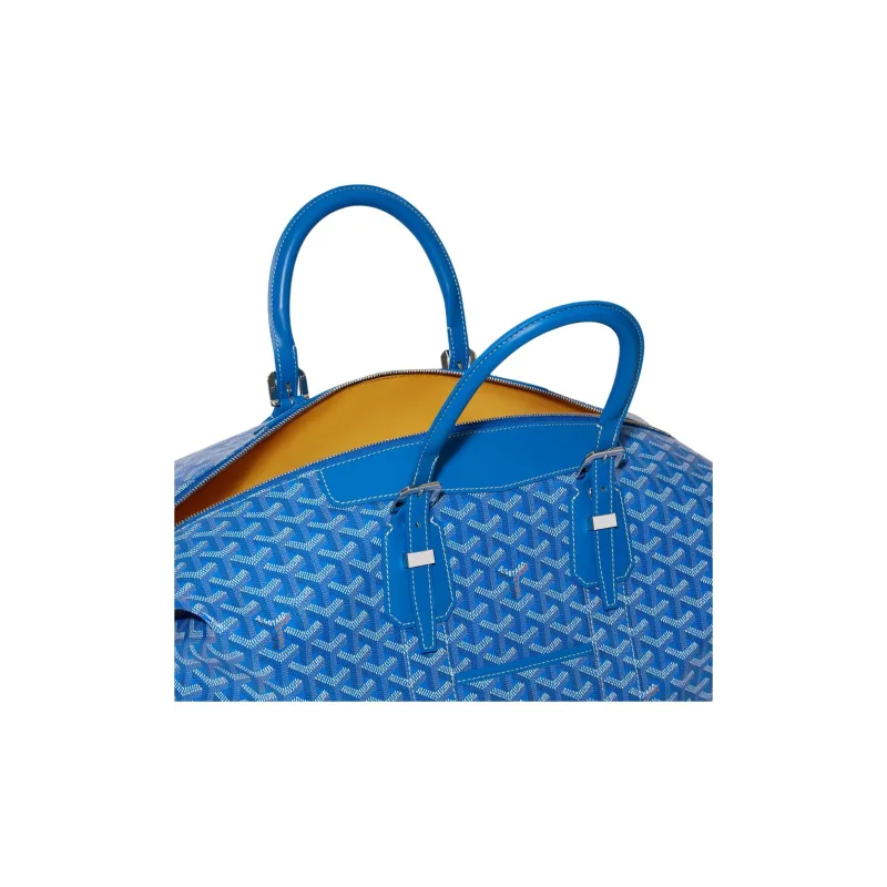 GOYARD Bowling Canvas Travel Bag Unisex Blue-3