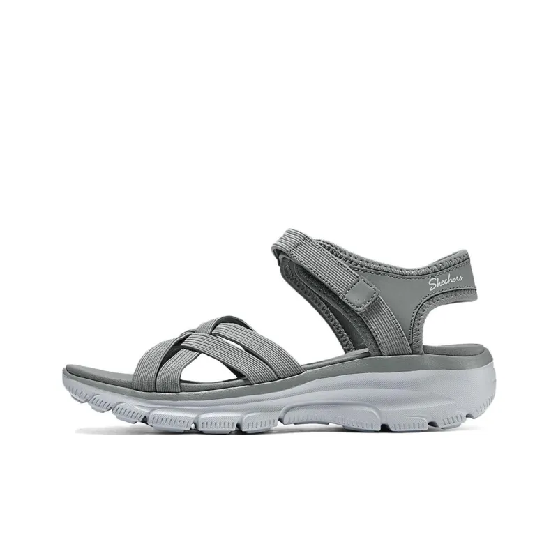 Skechers Modern Comfort Beach Sandals Women's Gray-0
