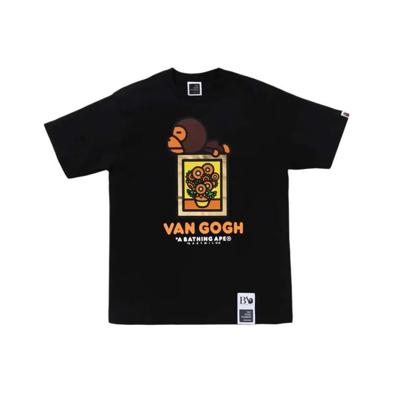 Bape X Van Gogh Museum Kids Baby Milo Tee-0