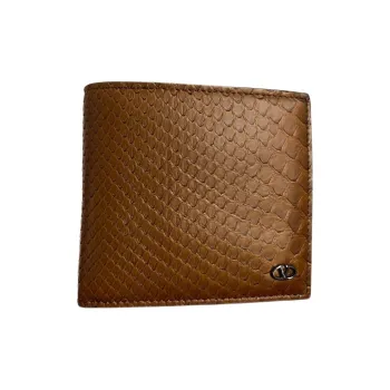 Valentino Leather Wallet Men's Brown