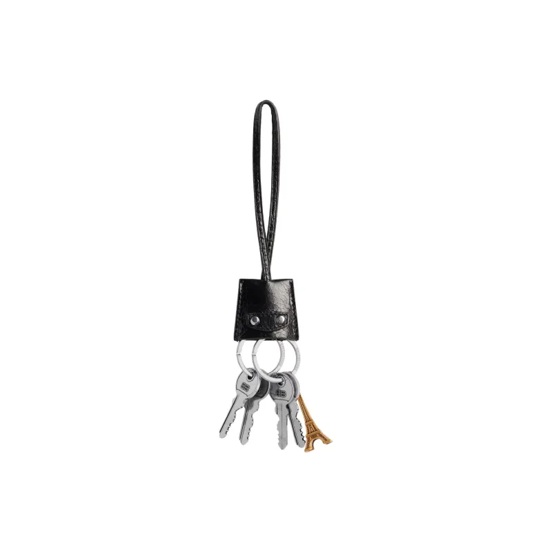Balenciaga Le City Lambskin Bag Accessory Unisex Black-0