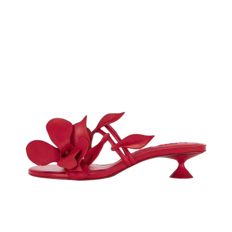 CULT GAIA Slip Resistant Slide Slippers 3.2cm Women's Red-0