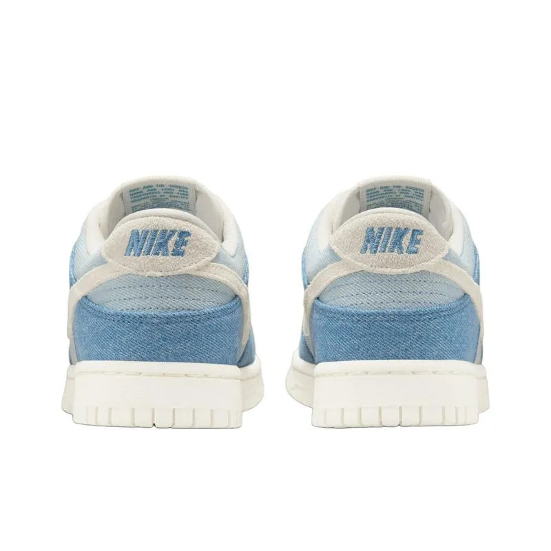 Nike Dunk Wear resistant And Lightweight Low Top Skateboard Shoes Women's Blue-4