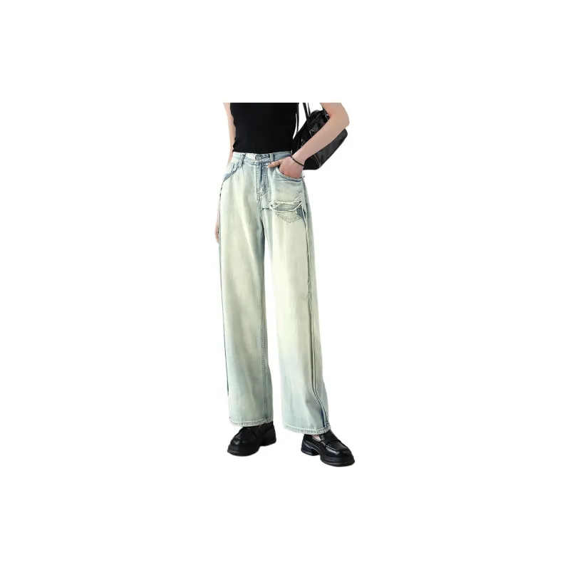 FASTFISH Jeans Women's Nostalgic Blue-0