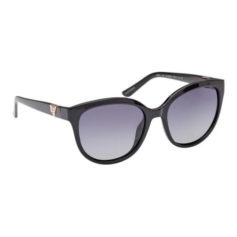 GUESS Injection Cat Eye Sunglasses Women's Black-2