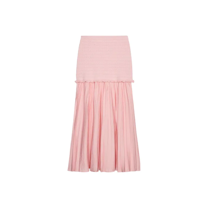 ZARA Casual Long Skirts Women's Pink-0