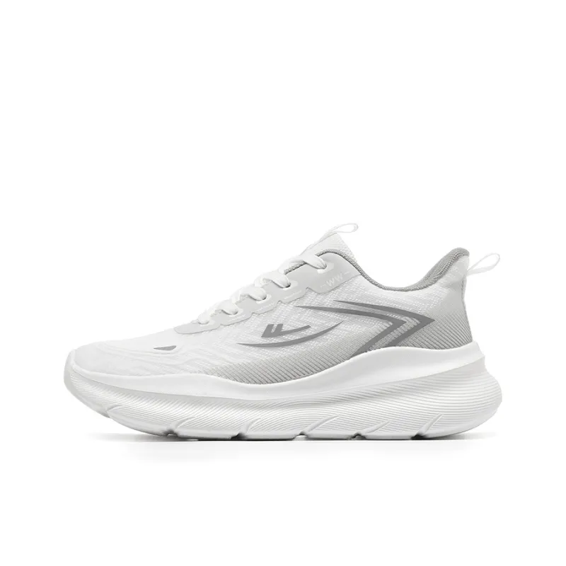 WARRIOR Running Shoes Men Low Top White Gray-0