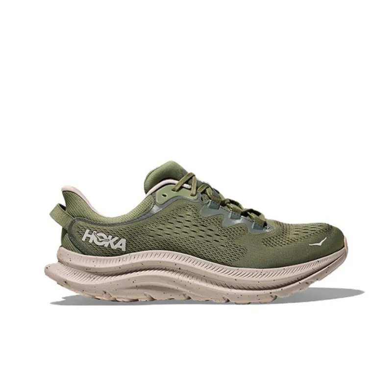 HOKA ONE ONE KAWANA 2 Anti Slip Wear Resistant Low Top Marathon Long Distance Running Shoes Men's Green-1