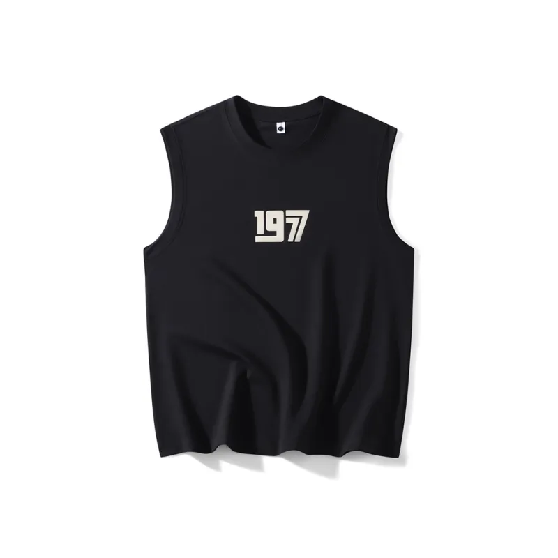 WOSAWE Trendy Fashion Tank Top Sports Vest Plus Size Loose Fit Trendy T Shirt Unisex-3
