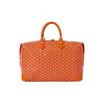 GOYARD Bowling Canvas Shoulder Bag, Crossbody Bag, Handbag, Travel Bag Unisex Orange
