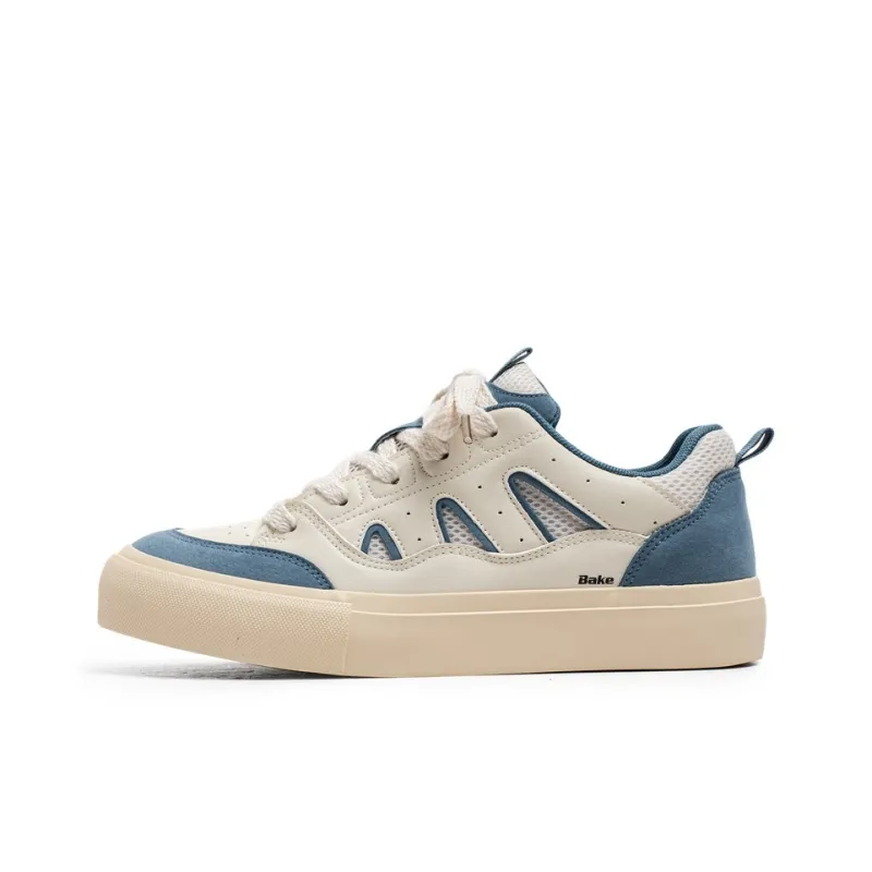 BAKE Anti Slip Wear Resistant Low Top Skateboard Shoes Men's-10
