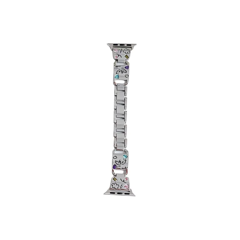 KVZUVUU Apple Compatibility Watch Band Metal-4