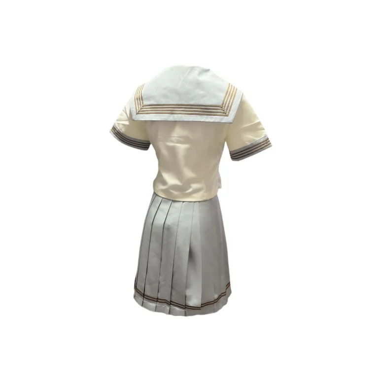 OUTDOORPRINCE Uniforms Women's Mint Short Sleeved Top+Skirt+Polka Dot Bow Tie-1