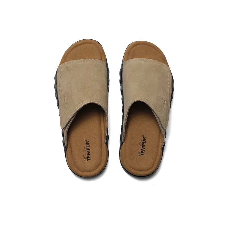 TEMPUR Slide Slippers Men's Khaki-2