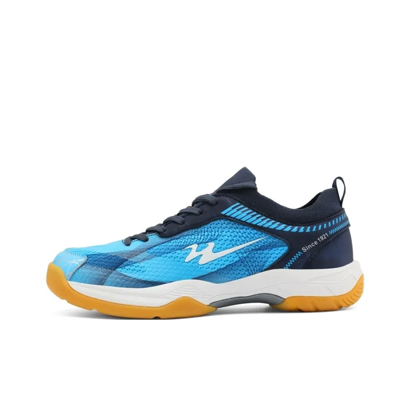 Binary Cushioning Coverage Abrasion Resistant Lightweight Breathable Slip Resistant Low Top Badminton Shoes Unisex Aqua-0