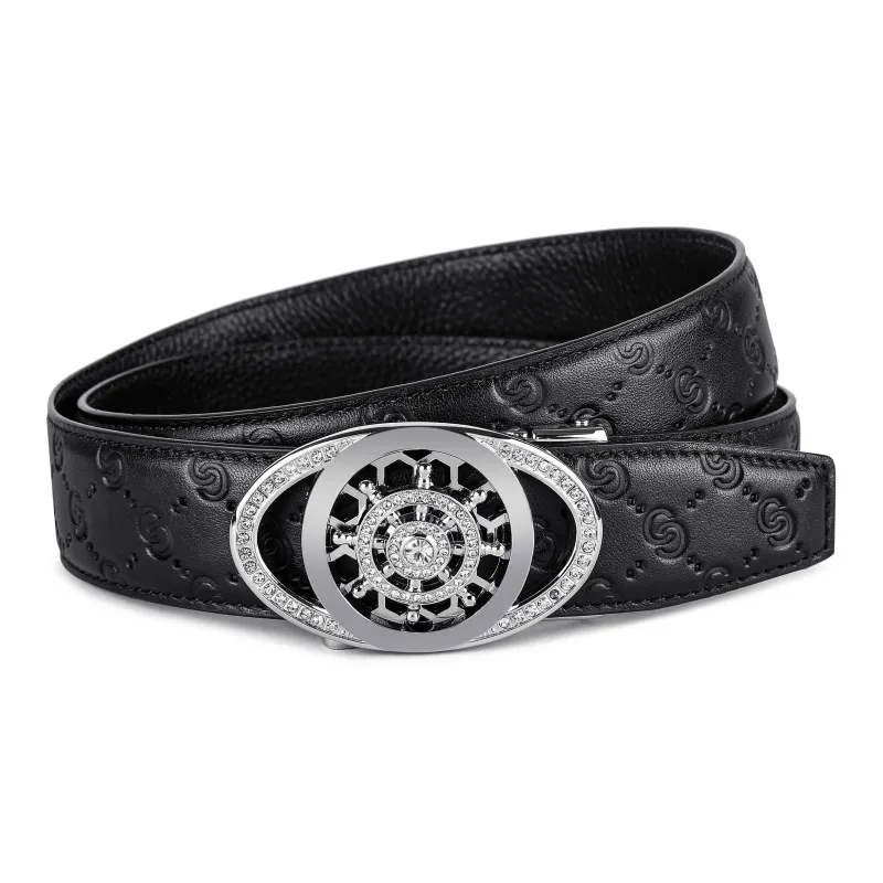 Ace Paul Cow Leather Belt Men's 3.5cm-3