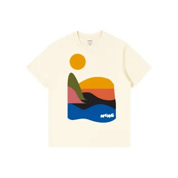 Topaz T Shirts Unisex Light Yellow