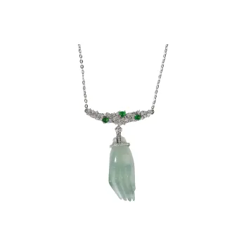 Xiangyan Ice Glutinous Jadeite Necklaces Women's