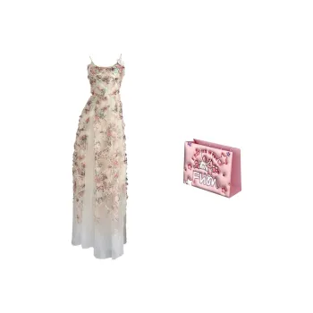 FLIM Slip Dresses Women's Apricot Bear Box
