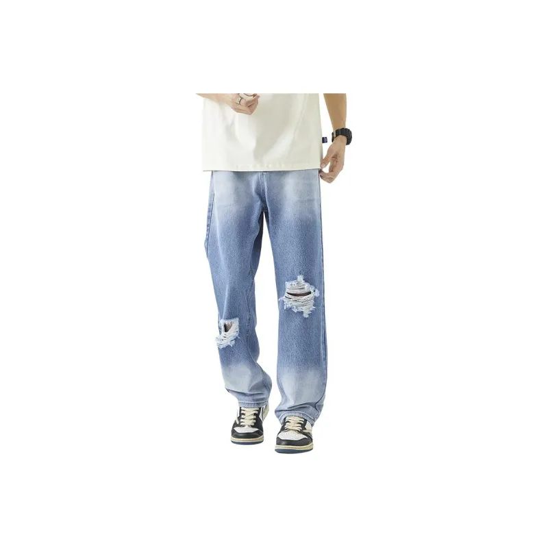 MGXEK Jeans Unisex Blue-0