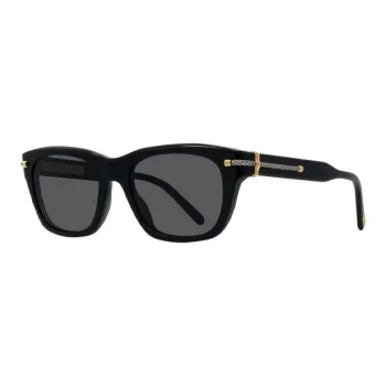 FRED Acetate Irregular Shape Sunglasses Unisex Black