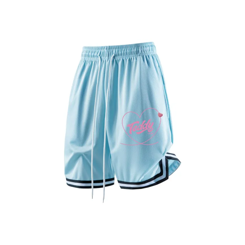 Teddy Bear Collection Basketball Shorts Unisex-6