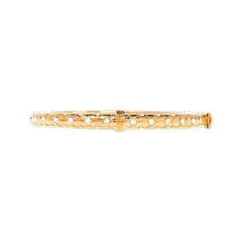 VERSACE Brass, Glass Bangles Women's Gold