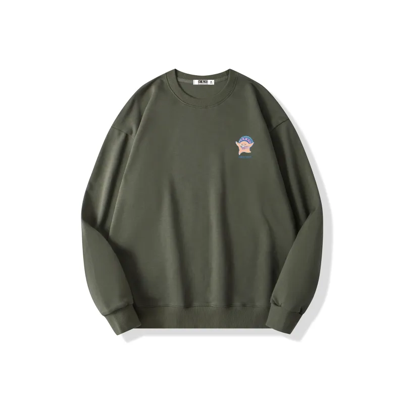 ONE PIECE Long Sleeved Sweatshirt Unisex-4