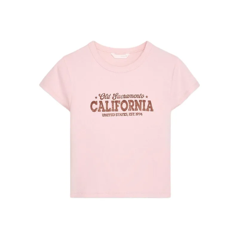 ZARA T Shirts Women's Pink-0