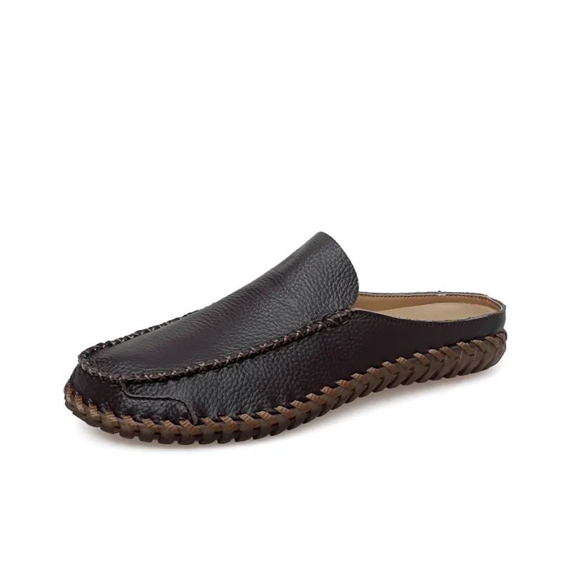 AMICNIEGD Quiet Slip Resistant Closed Toe Slippers Men's-1